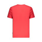 Red Cotton Men T-Shirt