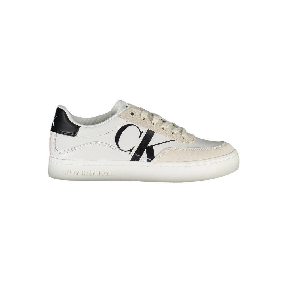 White Leather Women Sneaker