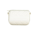 White Polyethylene Women Handbag