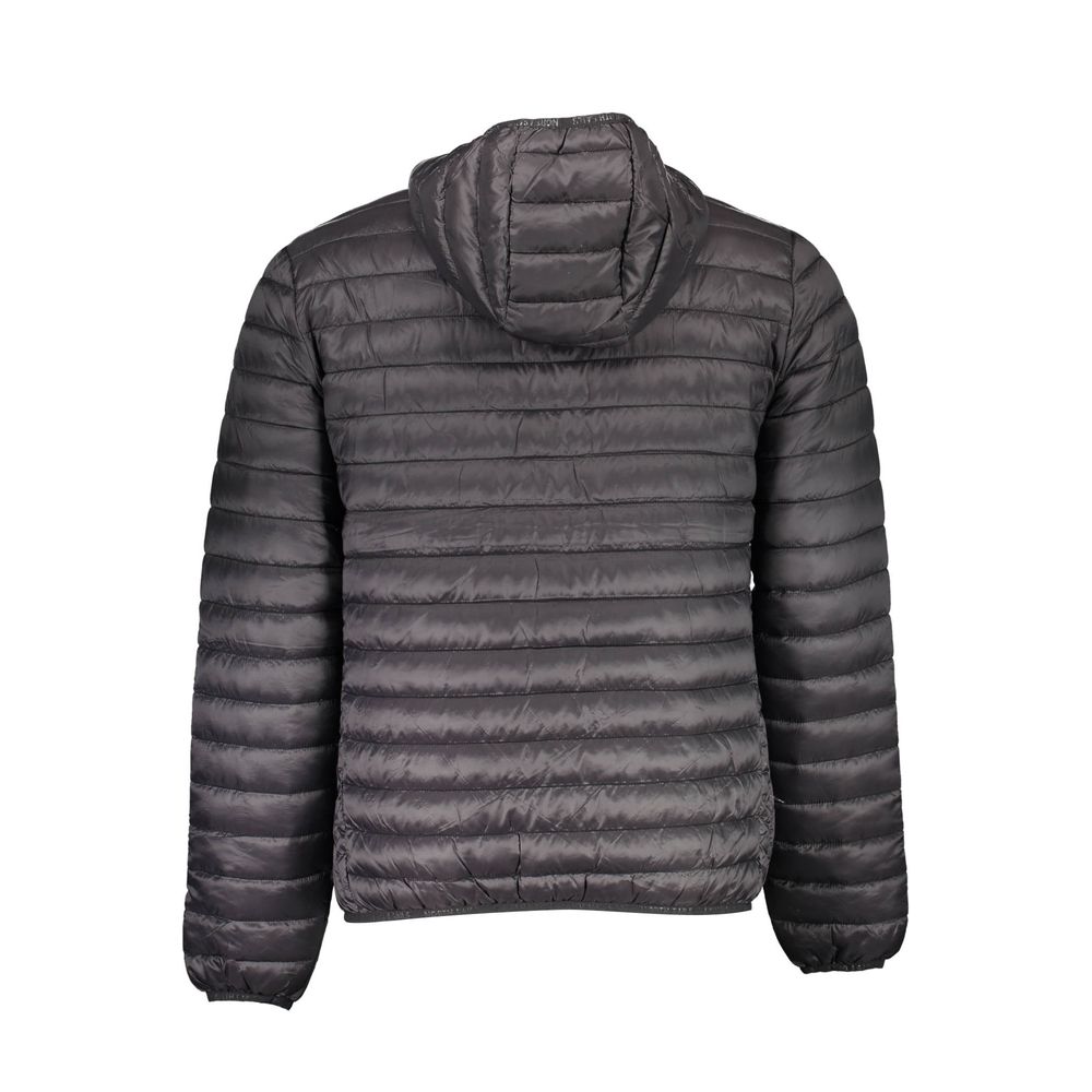 Black Polyamide Men's Jacket