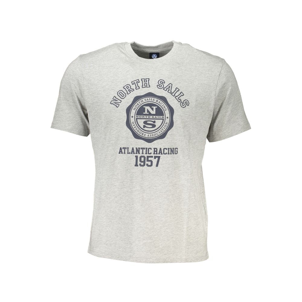 Grigio Cotton Men T-Shirt