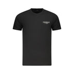 Black Cotton Men T-Shirt