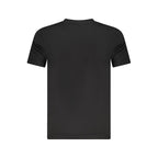 Black Cotton Men T-Shirt