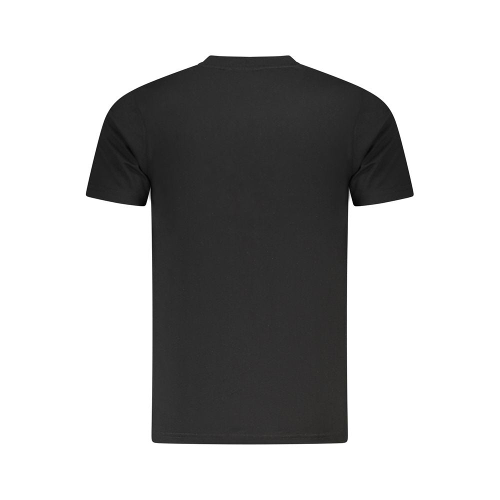 Black Cotton Mens T-Shirt