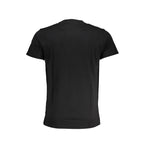 Black Cotton Men T-Shirt