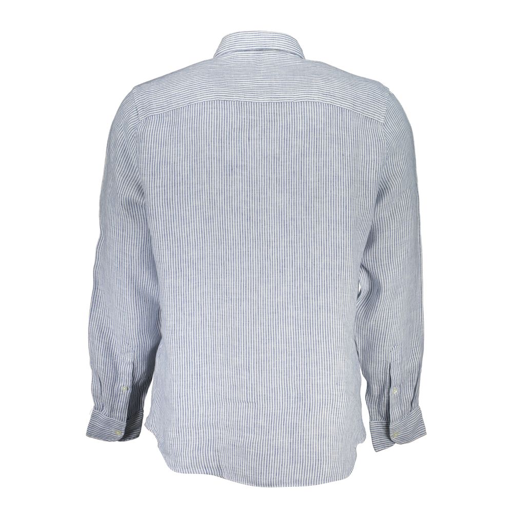 Blue Linen Men Shirt
