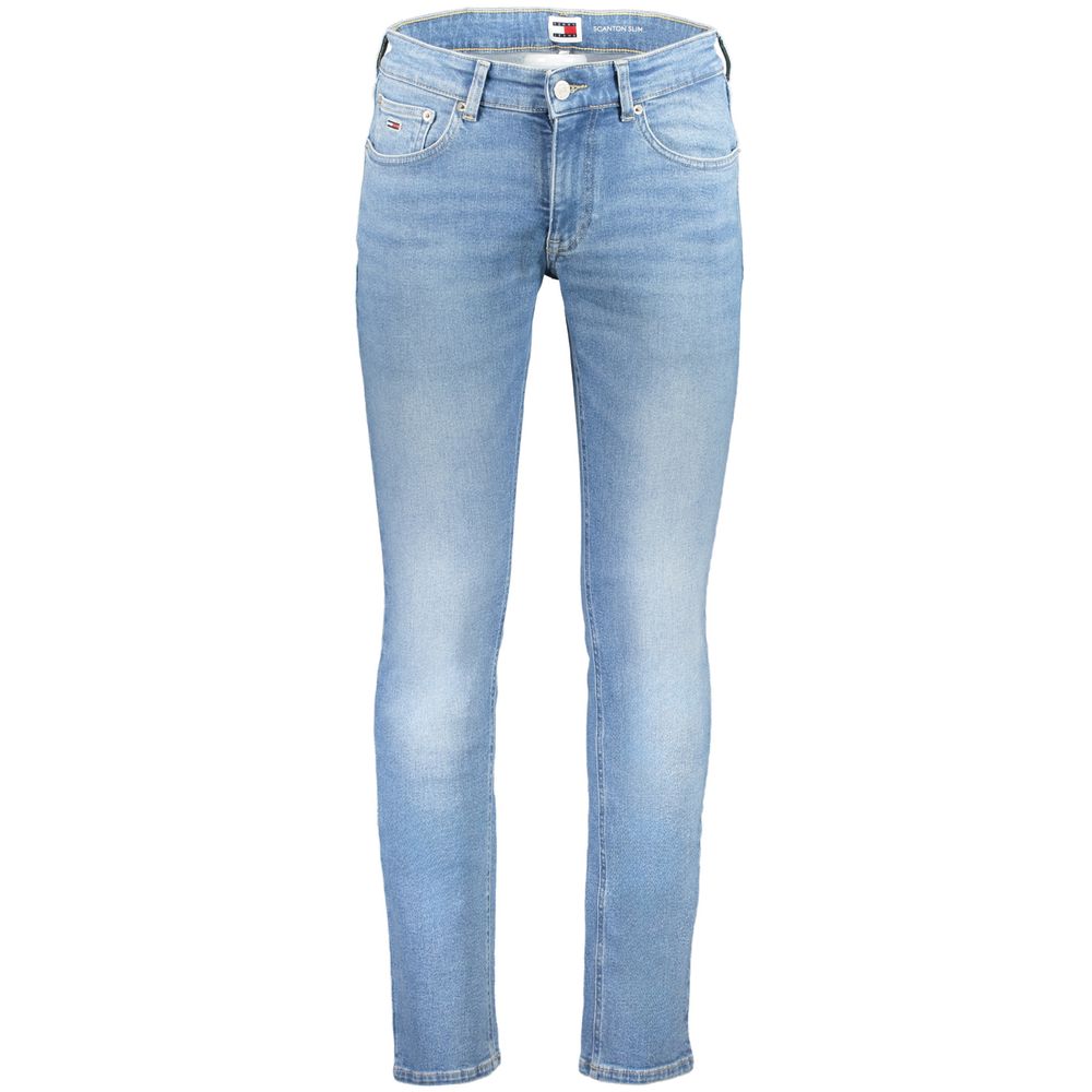 Azzurro Cotton Slim Men Jeans