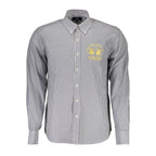 Blu Cotton Men Shirt