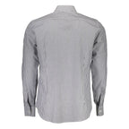 Blu Cotton Men Shirt