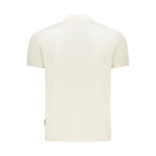 White Cotton Men Polo