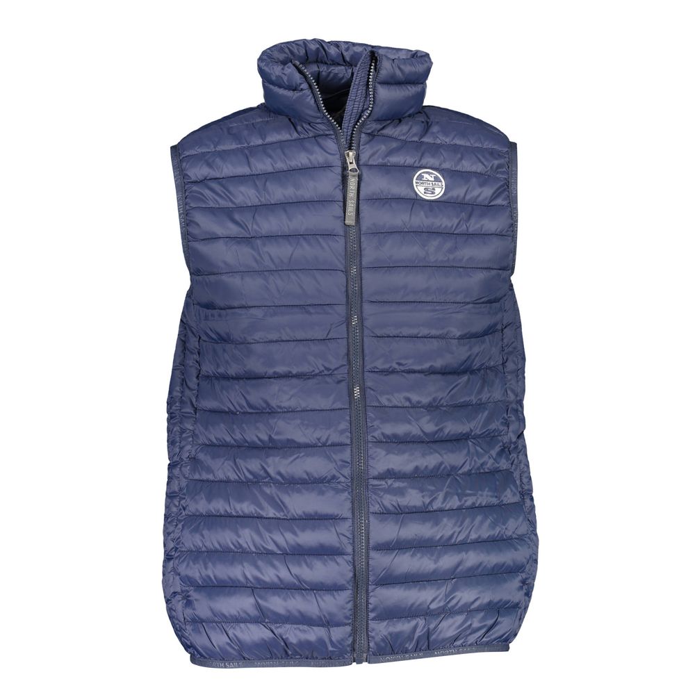 Blu Polyamide Mens Vest