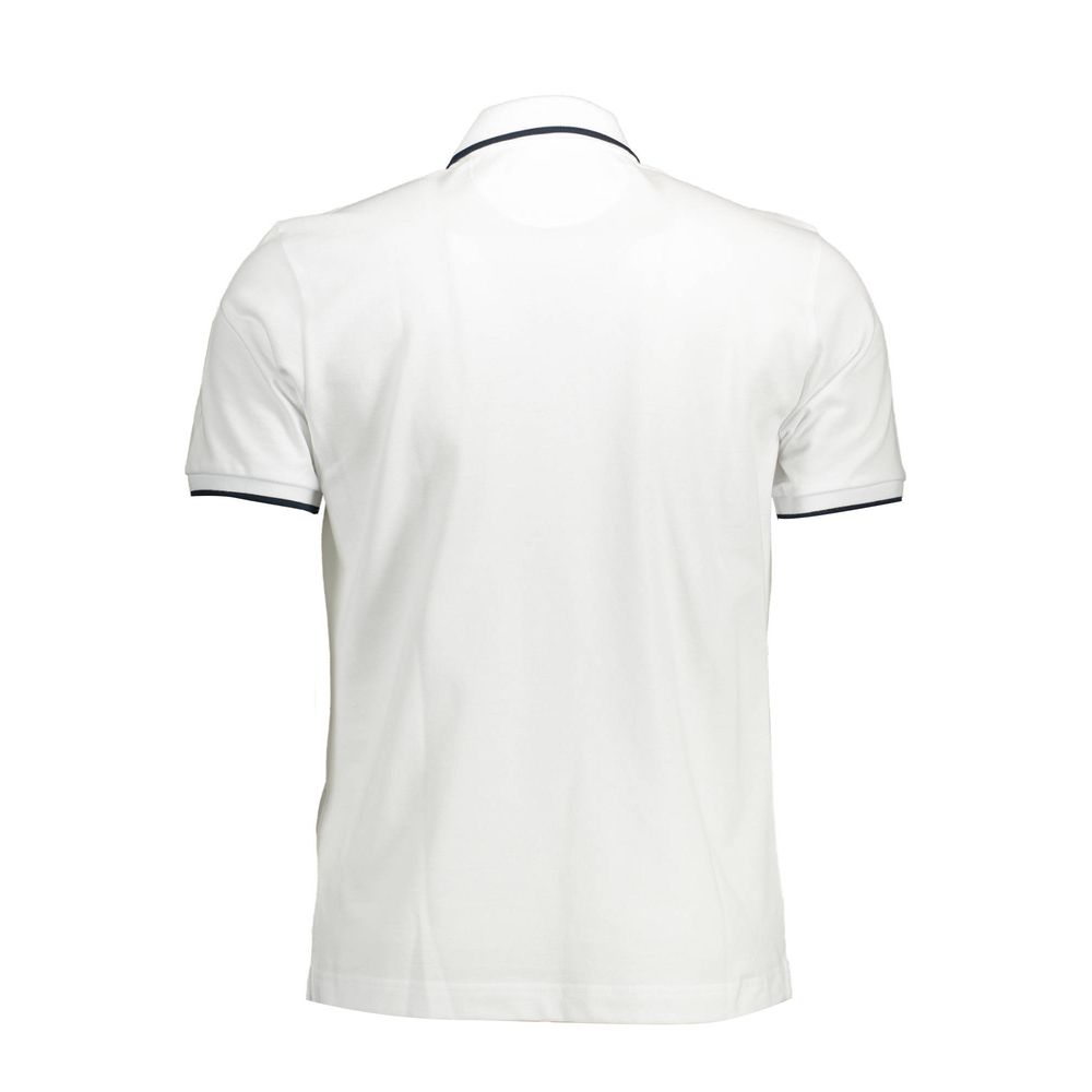 White Cotton Men's Polo Shirt