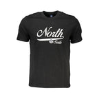 Black Cotton Men T-Shirt