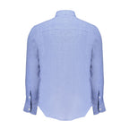 Blu Linen Men Shirt