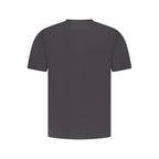 Black Cotton Men T-Shirt