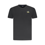 Black Cotton Men T-Shirt