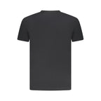 Black Cotton Men T-Shirt