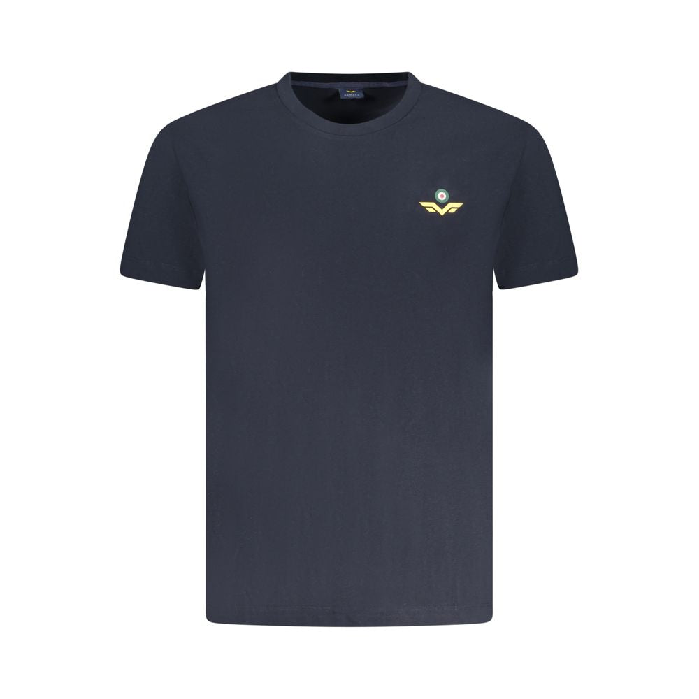 Blu Cotton Men T-Shirt