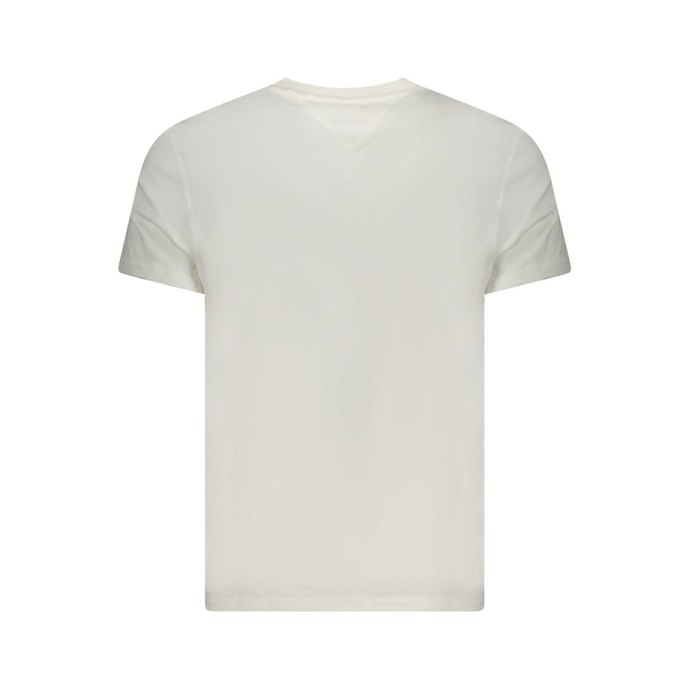 White Cotton Men's T-Shirt