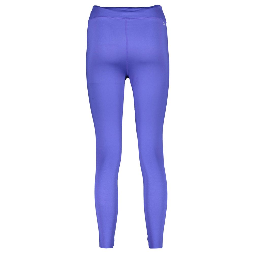 Blu Poliestere Woman Legging