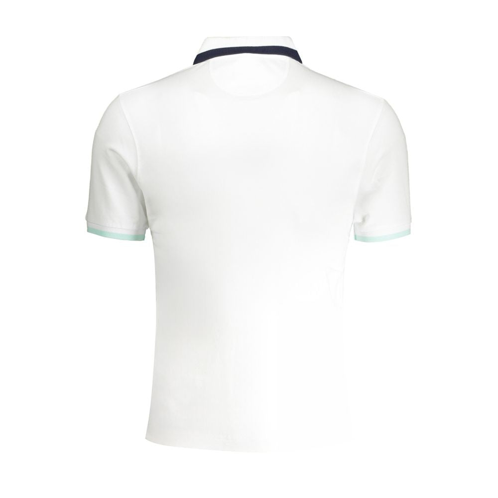 White Cotton Men's Polo Shirt