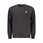 Black Cotton Men's Sweatshirt