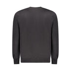 Black Cotton Men's Sweatshirt