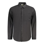 Black Cotton Men's Shirt