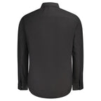 Black Cotton Men's Shirt
