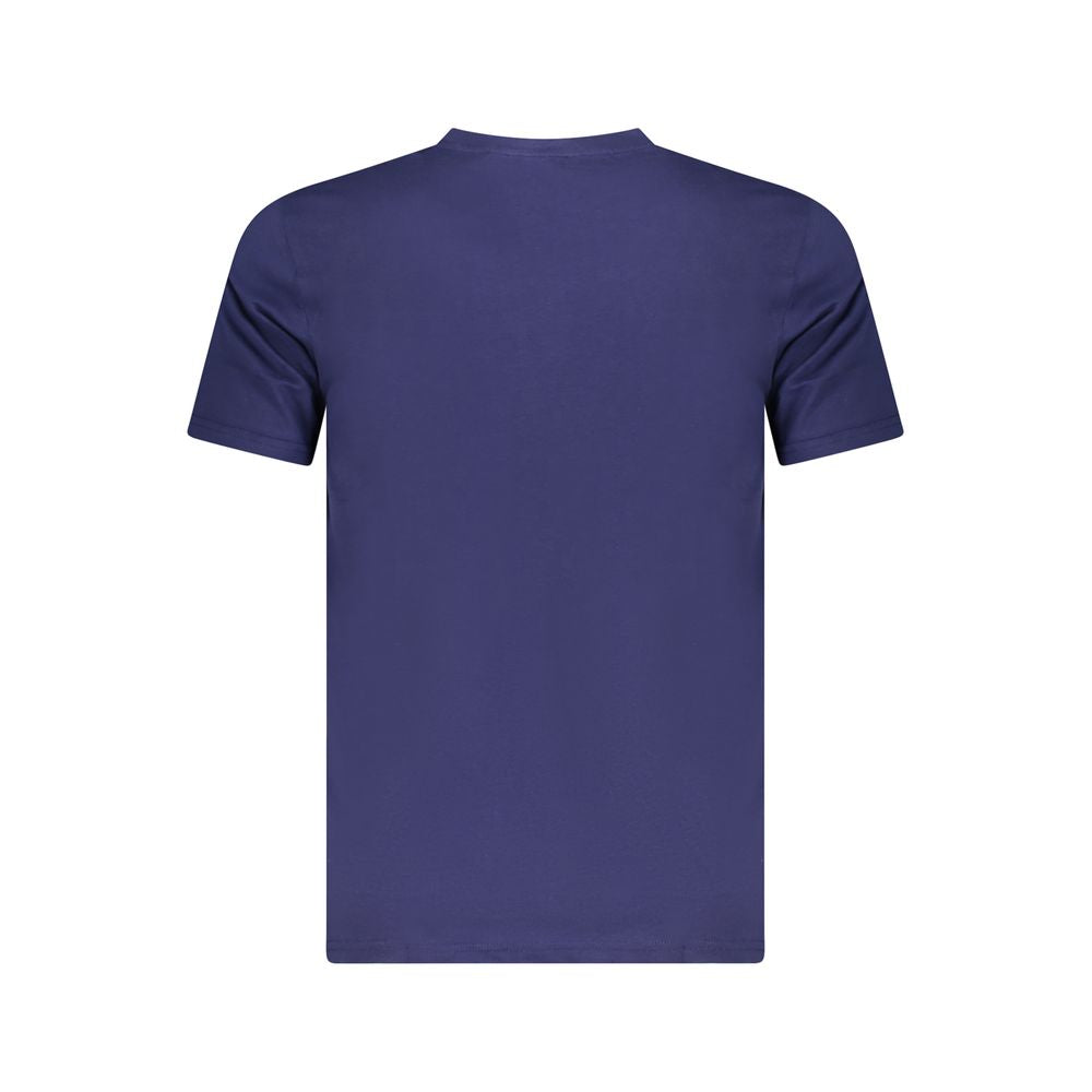 Blu Cotton Men T-Shirt