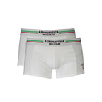 White Cotton Men's Boxer Briefs