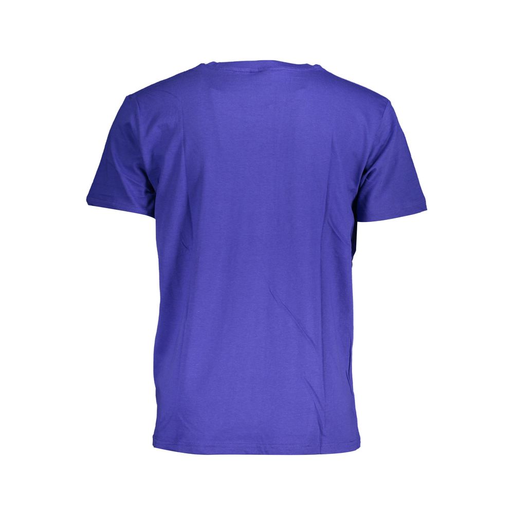 Blu Cotton Men T-Shirt