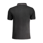 Black Cotton Men's Polo Shirt