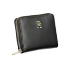 Black Polyurethane Women Wallet