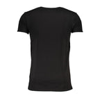Black Cotton Men's T-Shirt