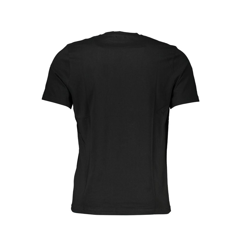 Black Cotton Men's T-Shirt