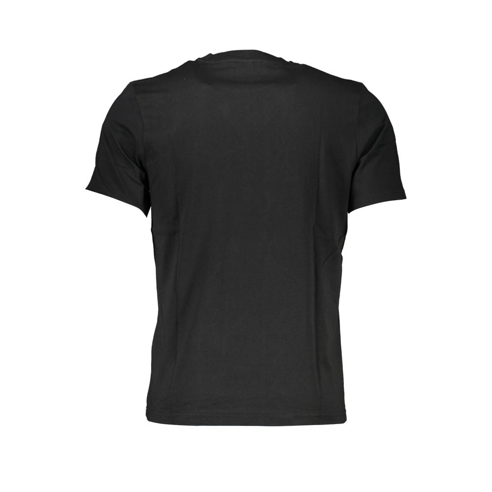 Black Cotton Men's T-Shirt