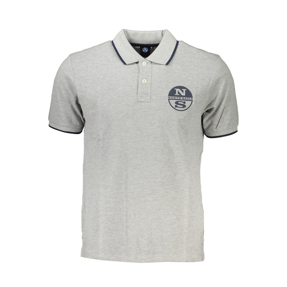 Grigio Cotton Mens Polo Shirt