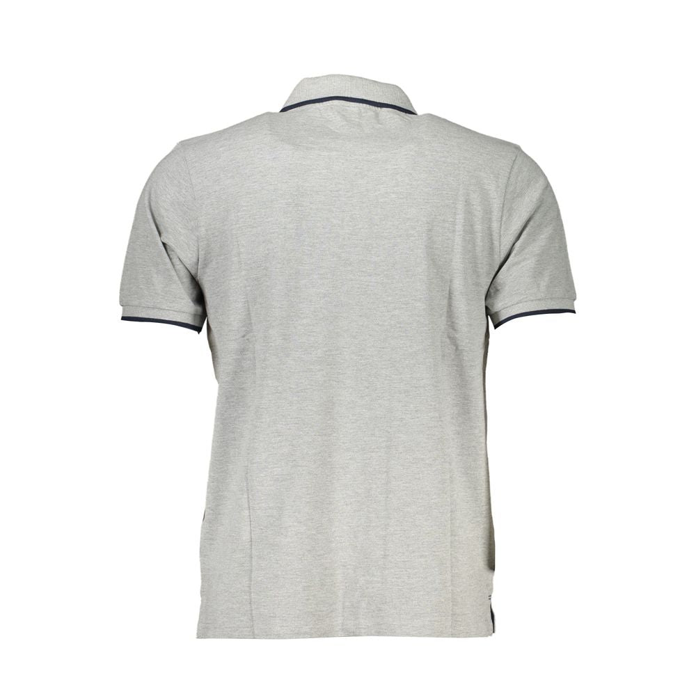 Grigio Cotton Mens Polo Shirt