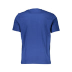 Blue Cotton Men's T-Shirt