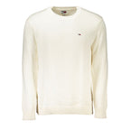 White Cotton Men's Sweater