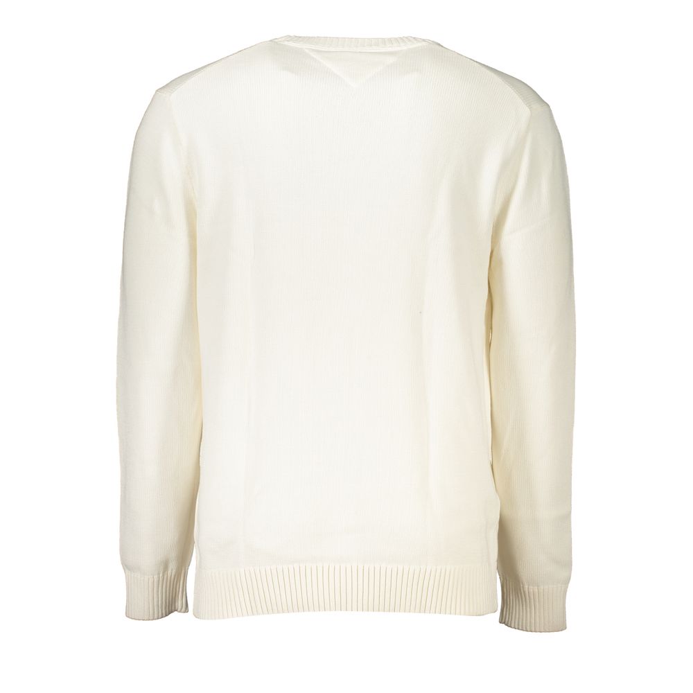 White Cotton Men's Sweater