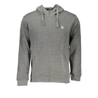 Grigio Cotton Men's Hooded Sweatshirt