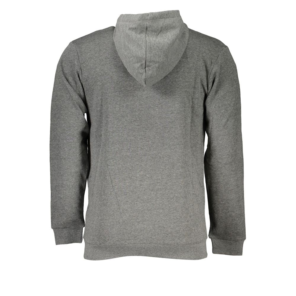 Grigio Cotton Men's Hooded Sweatshirt
