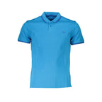 Azzurro Cotton Men Polo Shirt