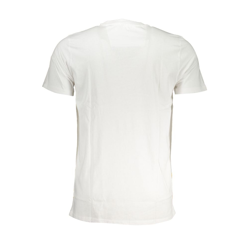 White Cotton Men's T-Shirt