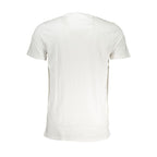 White Cotton Men's T-Shirt