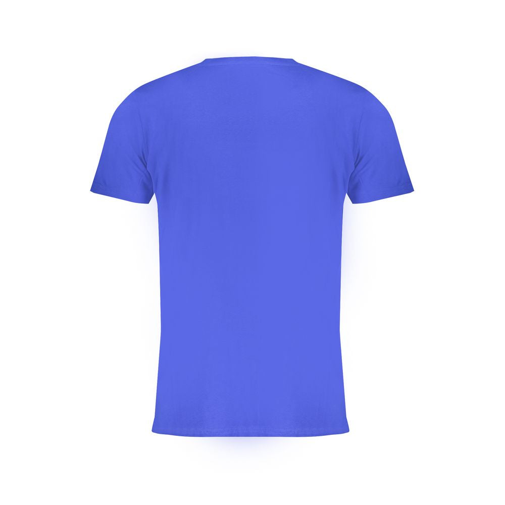 Blu Cotton Men T-Shirt