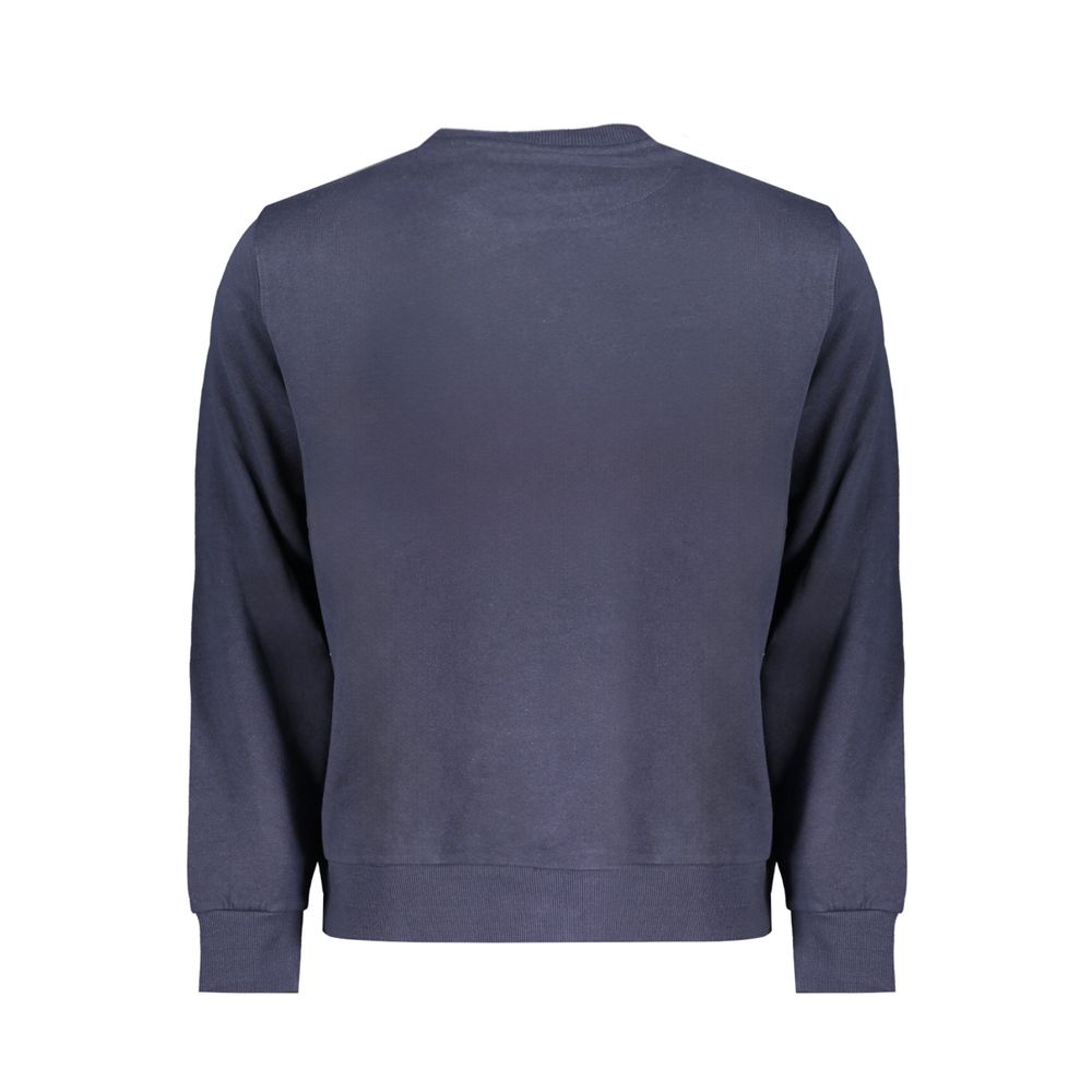 Blue Cotton Men Sweatshirt