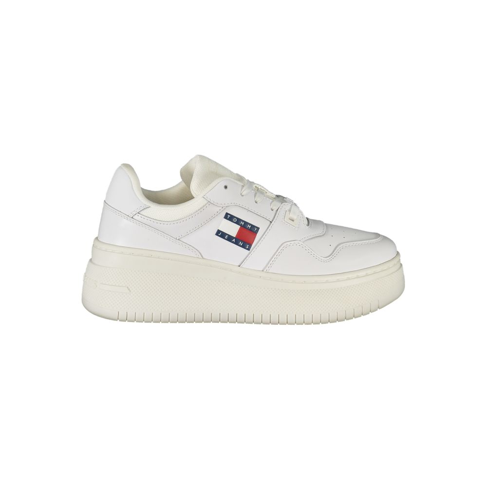 Bianco Leather Women Sneaker